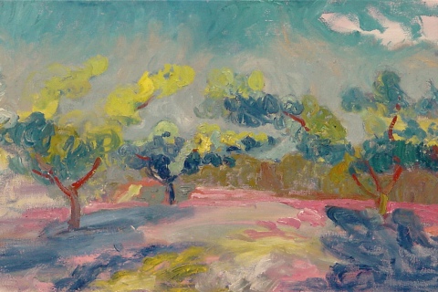 Orchard Trees, Yellow