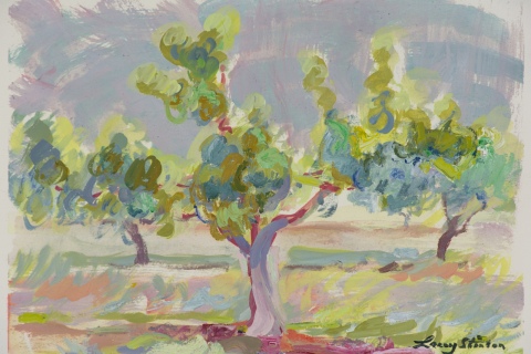 Peach Tree in Upper Orchard - Study 1