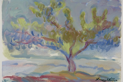 Peach Tree in Upper Orchard - Study 2