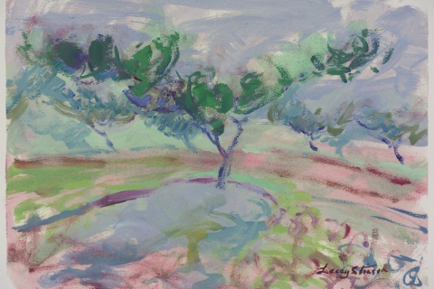 Peach Tree on Hilltop - Study 1